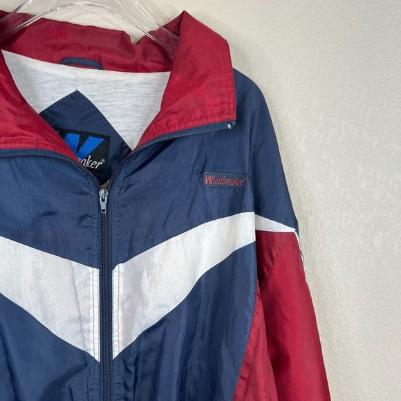 Windbreaker Women's Colorblock Full Zip Windbreaker Jackets Size XL - Picture 3 of 15